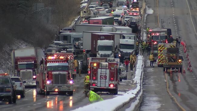 50-Car Crash In York County Kills One Person